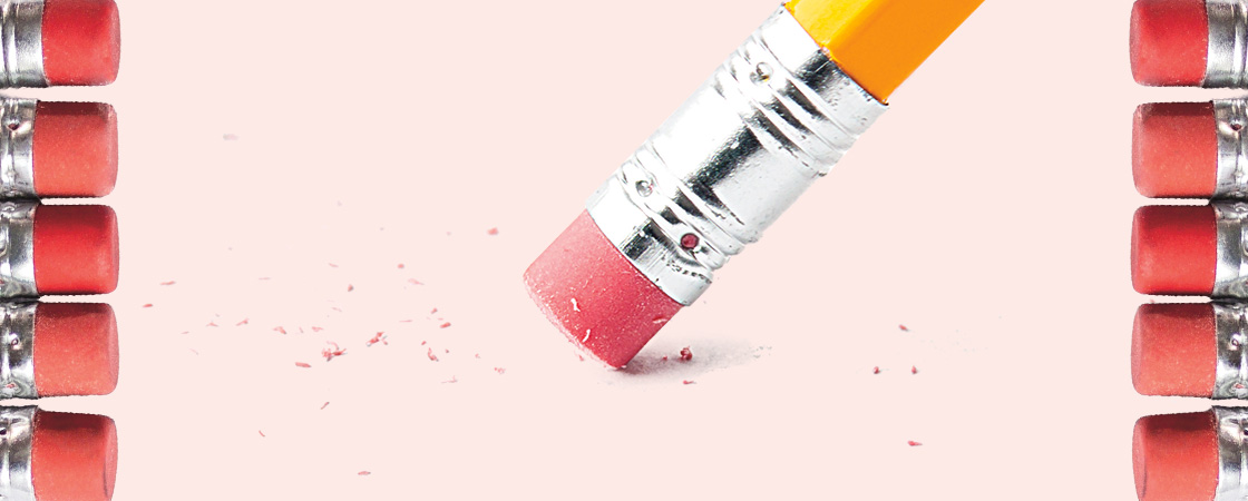 Image of pencil with eraser